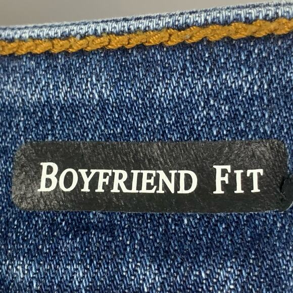 Judy Blue Jeans Women's Size 18W  Blue Boyfriend Fit Distressed Medium Wash - Picture 4 of 10